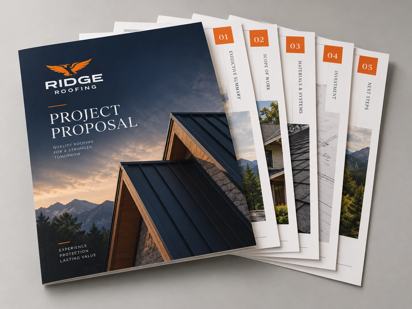 Collated printing design example