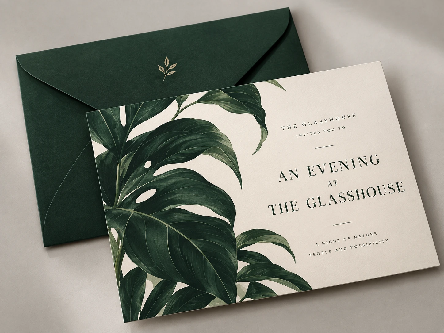 Invitations design example
