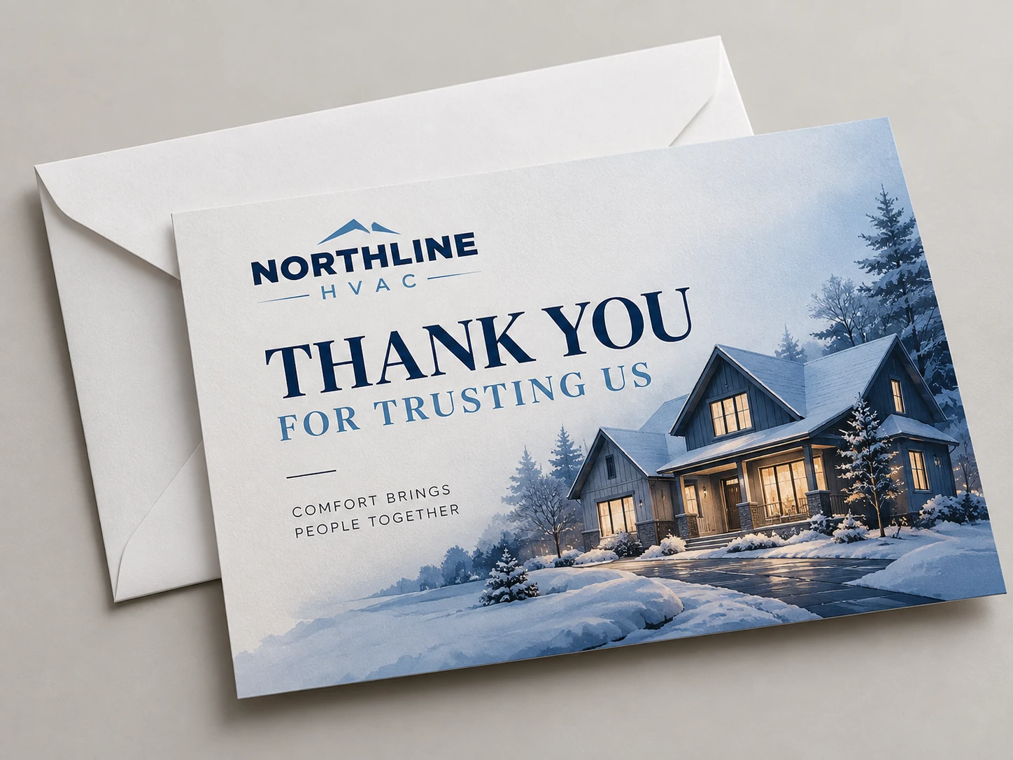 Cards & envelopes design example