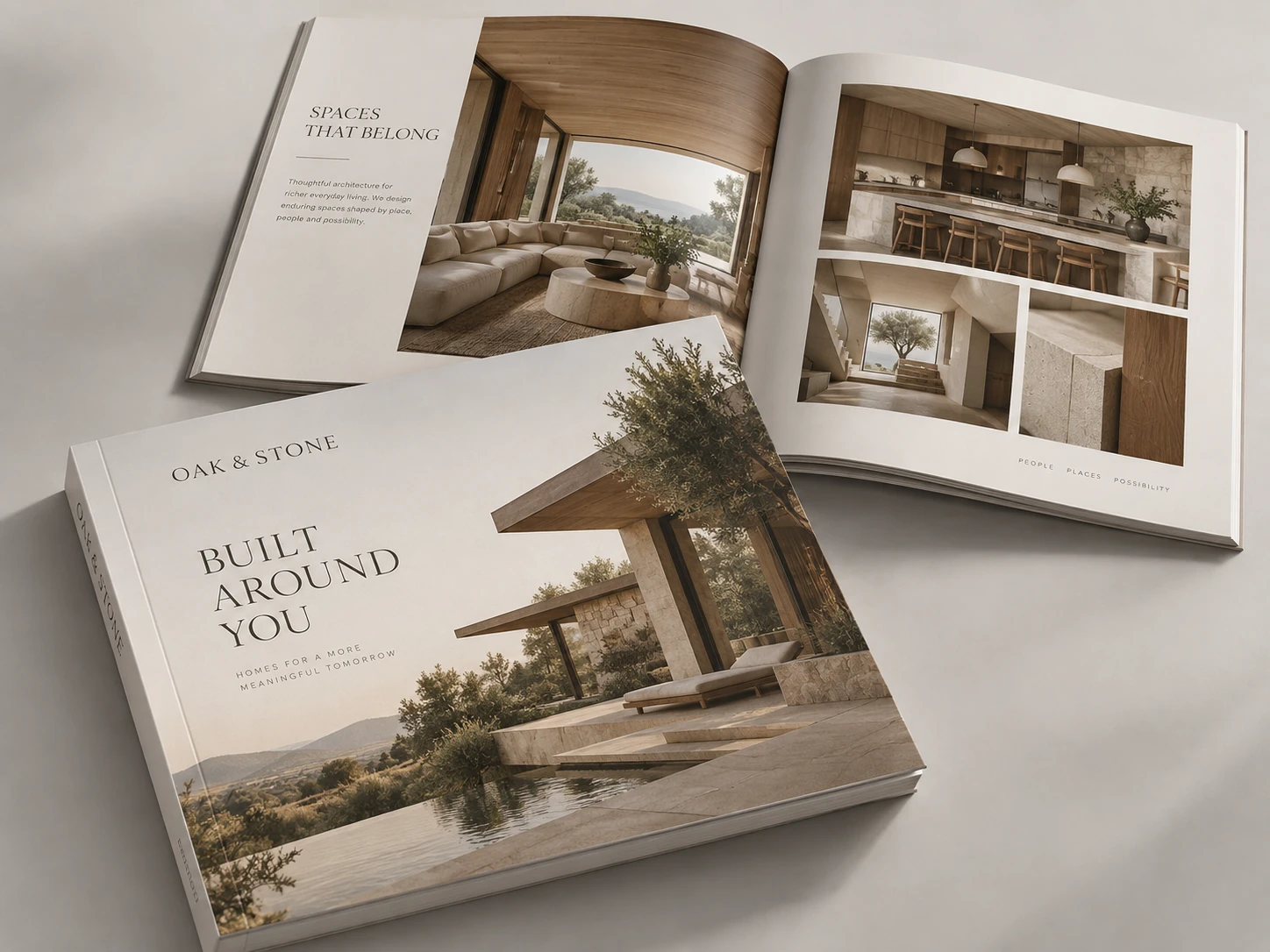 Perfect bound booklets design example