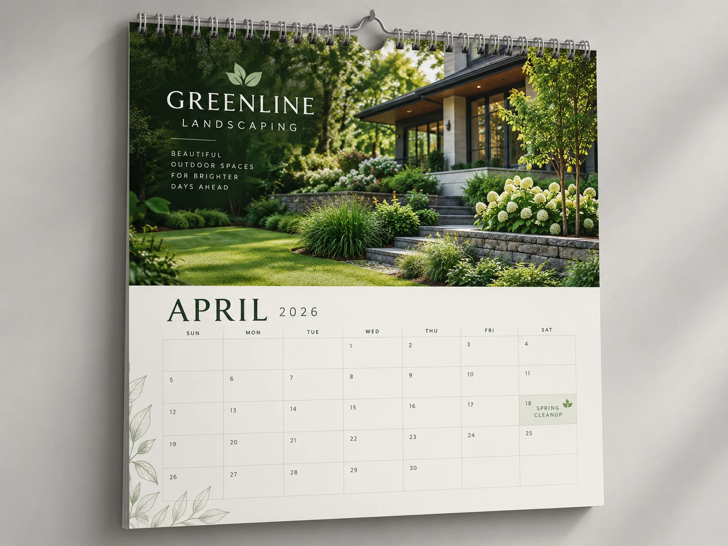 Wire coil calendars design example